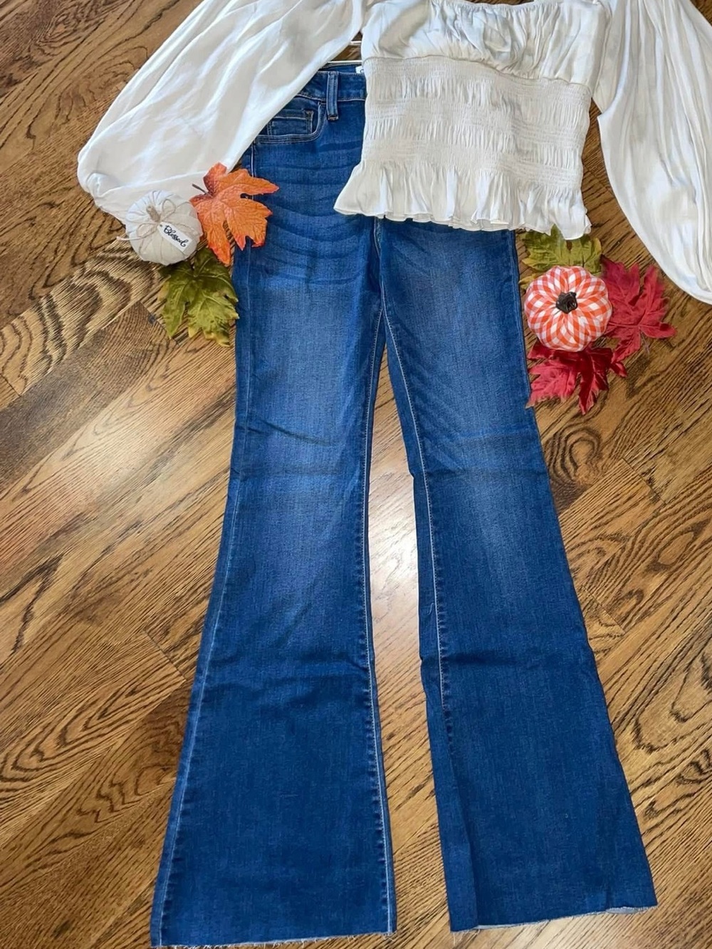 Cello Dark Blue High-Rise Flare Jeans❤️NWT